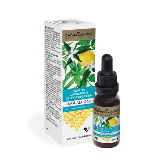Picături cu propolis respirație liberă 20ml