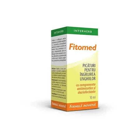 Picaturi pentru ingrijirea unghiilor Fitomed, 10 ml, Interherb
