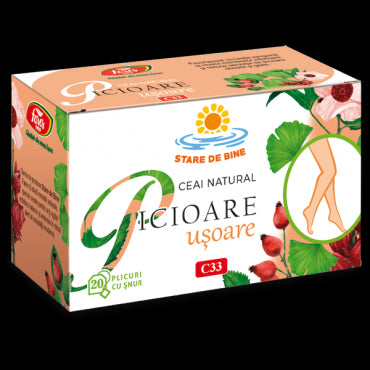 Picioare usoare, C33, ceai la plic