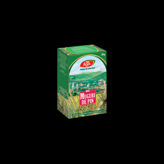 Muguri de pin, R45, ceai la pungă