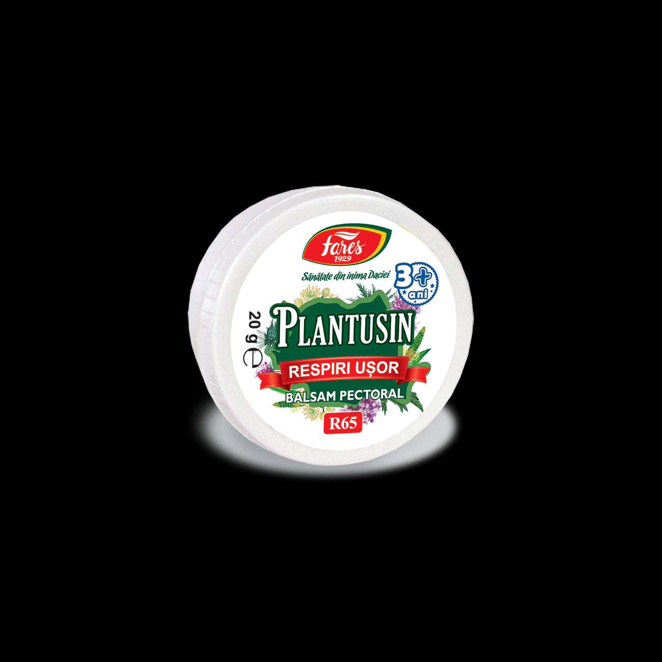Plantusin Respiri Ușor, R65, balsam pectoral 20g