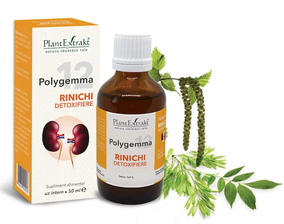 Polygemma 12 - Rinichi detoxifiere, 50 ml