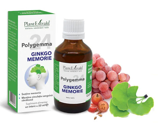 Polygemma 24 - Ginkgo Memorie, 50 ml