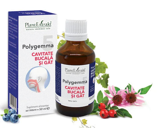 Polygemma 5 - Cavitate Bucală şi Gât, 50 ml