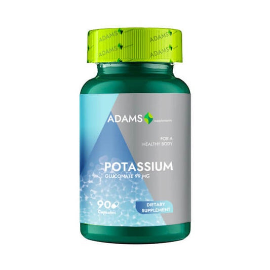 Potassium 99mg, 90 cps vegetale, Adams Vision