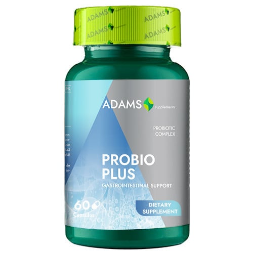 Probio Plus 60 cps – Probiotic cu 6 tulpini, Adams