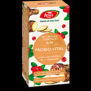 Probio Vital, D128, 20 capsule vegetale
