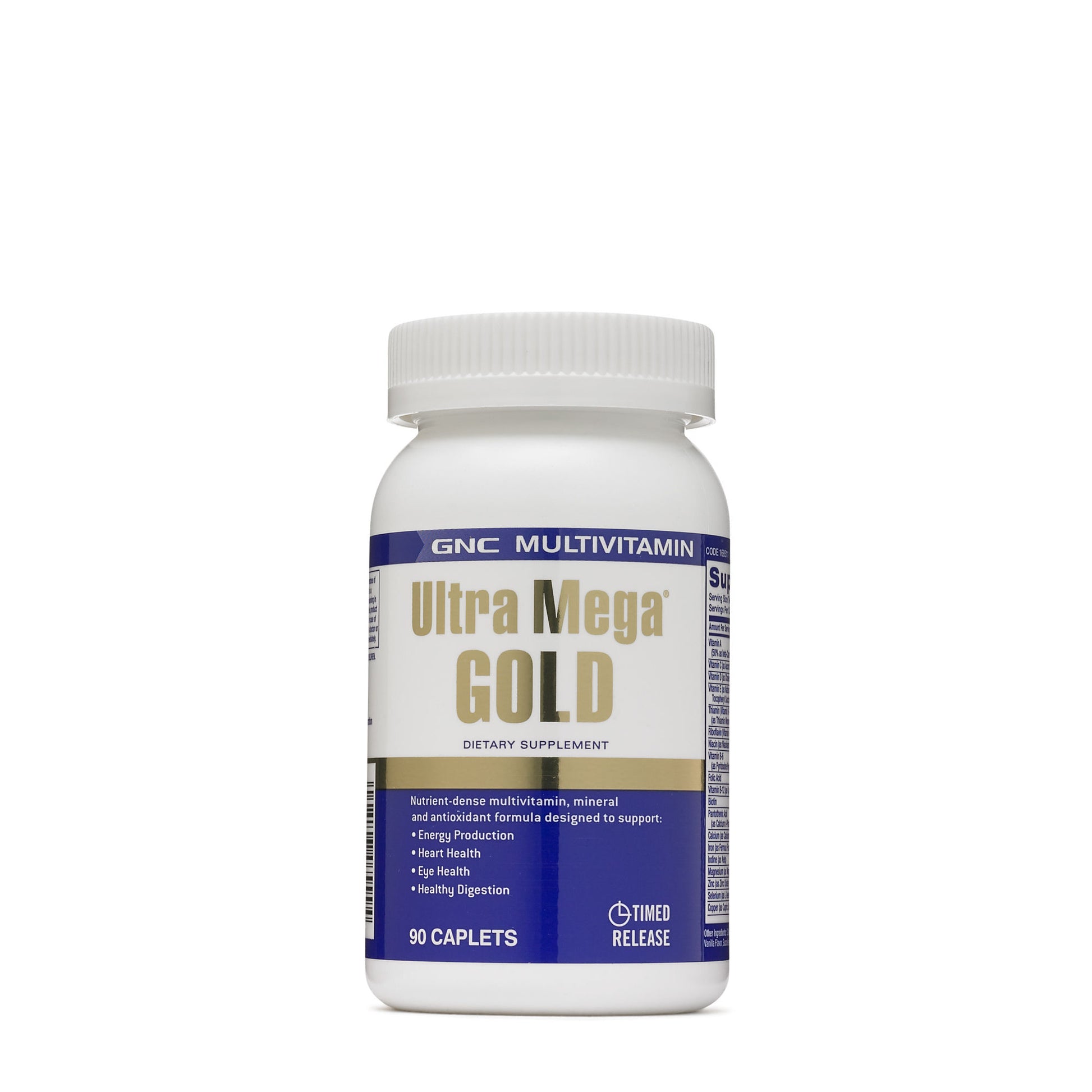 GNC Multivitamin Ultra Mega® Gold, Complex de Multivitamine, 90 tb