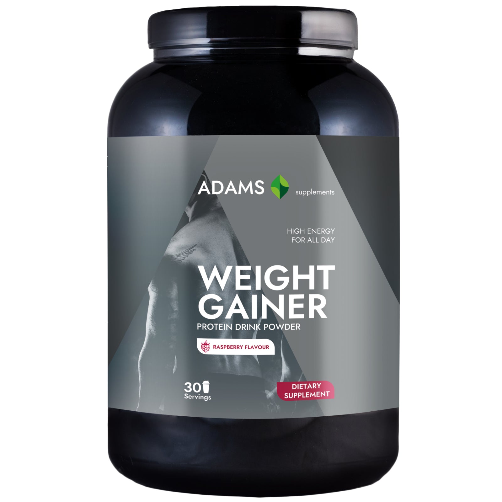 Proteina pentru cresterea masei musculare (zmeura), 1,5kg, Adams Supplements