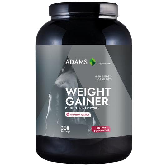 Proteina pentru cresterea masei musculare (zmeura), 1,5kg, Adams Supplements