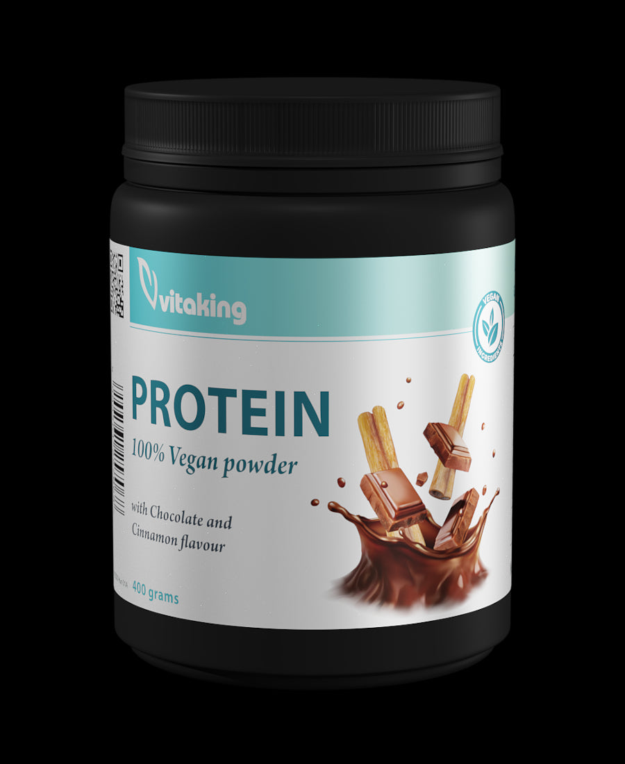 Proteina vegetala cu gust de scortisoara si ciocolata - 400g