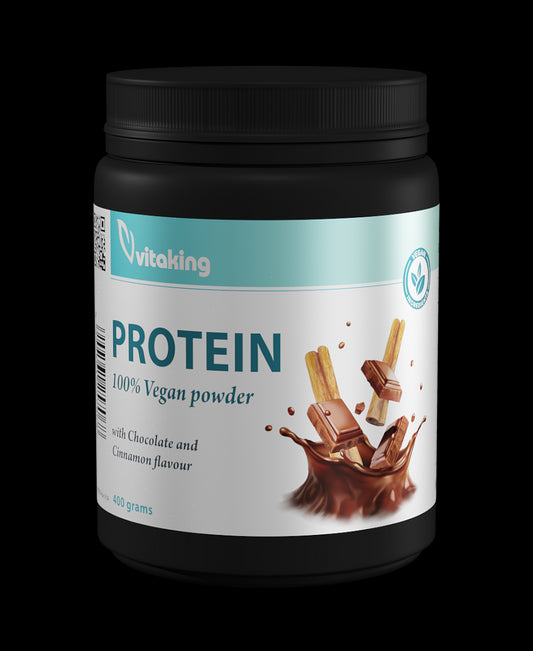 Proteina vegetala cu gust de scortisoara si ciocolata - 400g