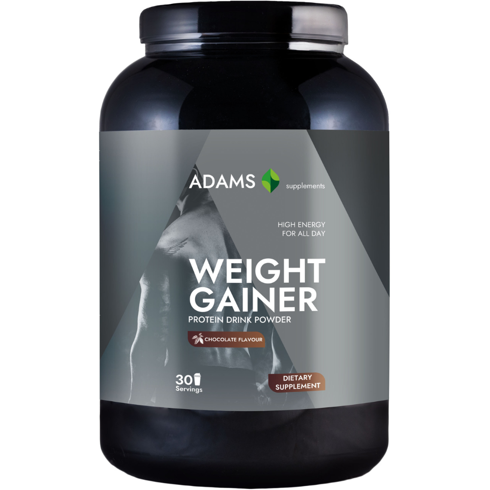 Proteina pentru creșterea masei musculare (ciocolata), 1,5kg, Adams Supplements