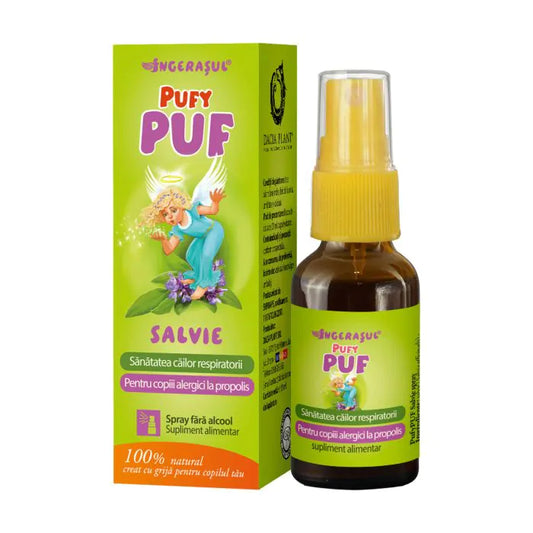 PufyPUF Salvie spray - calmeaza durerile de gat