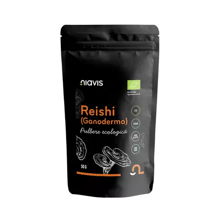 Pulbere bio de Reishi, 50g, Niavis