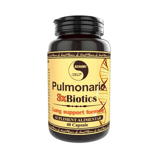 Pulmonario 3xBiotics, 40 capsule, Pro Natura