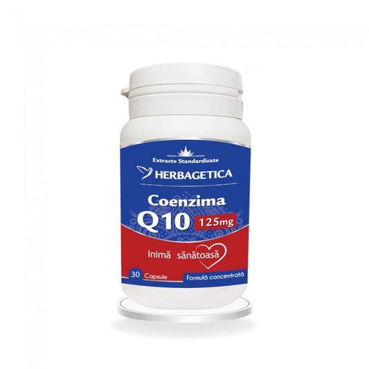 Coenzima Q10 125mg Herbagetica 30 Capsule
