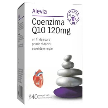 Coenzima Q10 120mg, 40 comprimate, Alevia