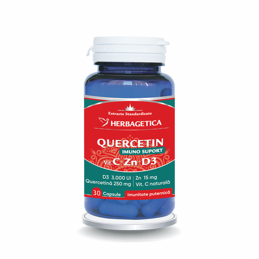 Quercetin Imuno Suport Herbagetica 30 Capsule