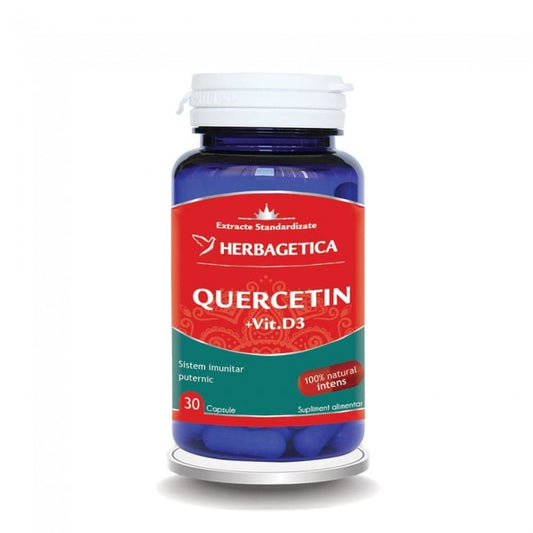 Quercetin + Vitamina D3 Herbagetica 30 Capsule