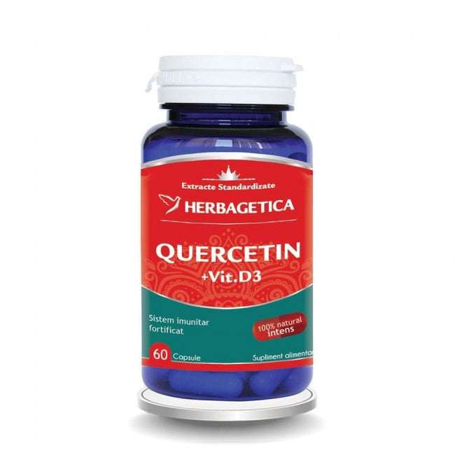 Quercetin + Vitamina D3 Herbagetica 60 Capsule