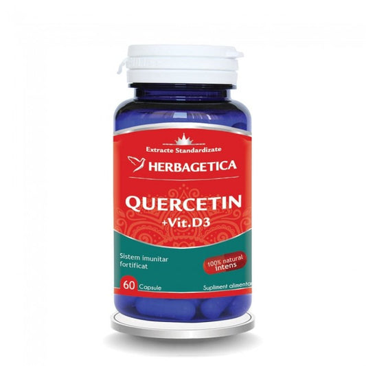 Quercetin + Vitamina D3 Herbagetica 60 Capsule