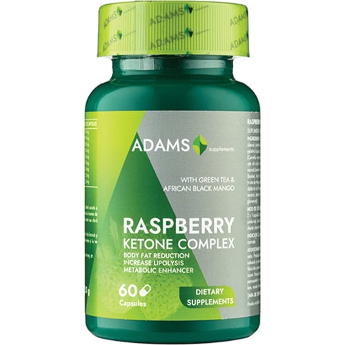 Raspberry Ketone (Cetona de zmeura), 60cps, Adams Supplements