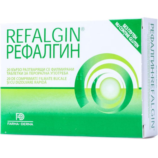 Refalgin comprimate - pentru reflux gastroesofagian și arsuri gastrice