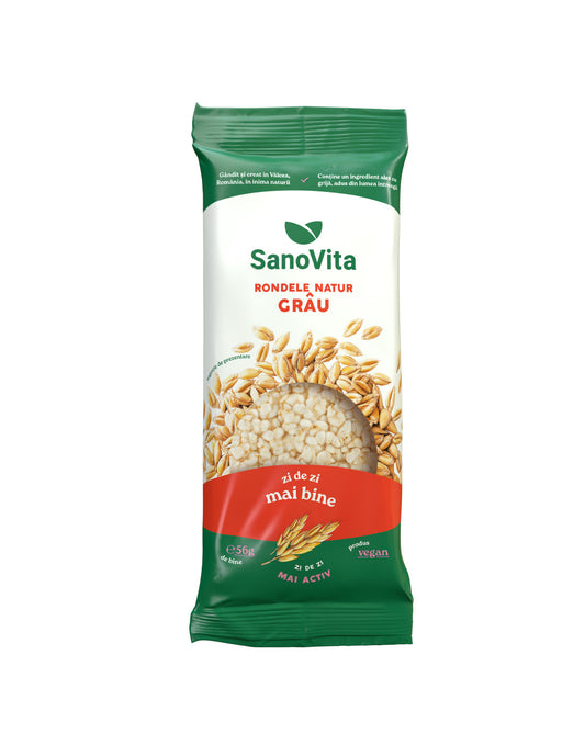 rondele simple din grâu expandat
56g