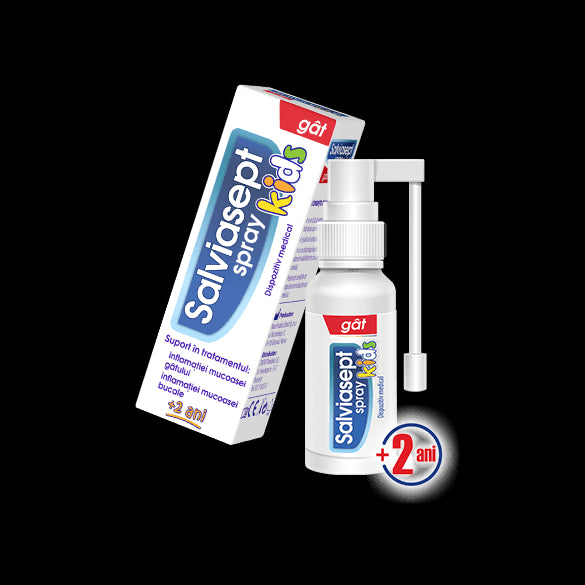 Salviasept Kids spray pentru gat,, 20 ml, Zdrovit