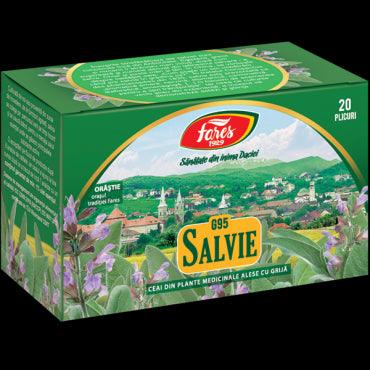 Salvie, G95, ceai la plic