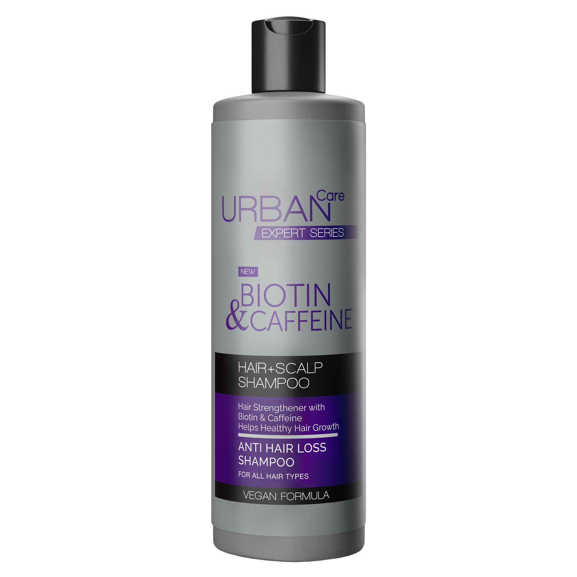 Sampon anti-cadere cu biotina si cofeina Biotin&Caffeine, 350 ml, Urban Care