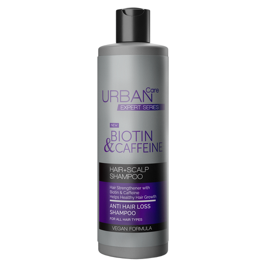 Sampon anti-cadere cu biotina si cofeina Biotin&Caffeine, 350 ml, Urban Care