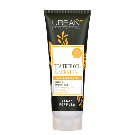 Sampon anti-matreata cu ulei de arbore de ceai si keratina, 250 ml, Urban Care