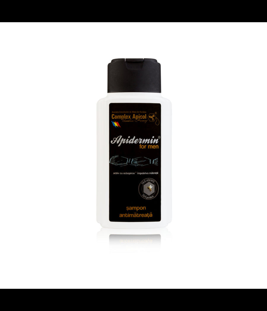 Sampon antimatreata Apidermin for men 200 ml.