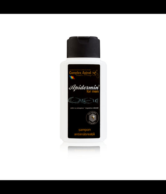 Sampon antimatreata Apidermin for men 200 ml.