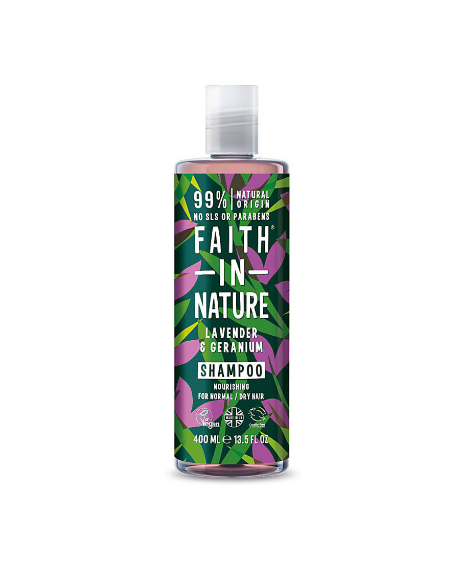 Sampon cu Lavanda si Geranium din ingrediente naturale - 400 ml