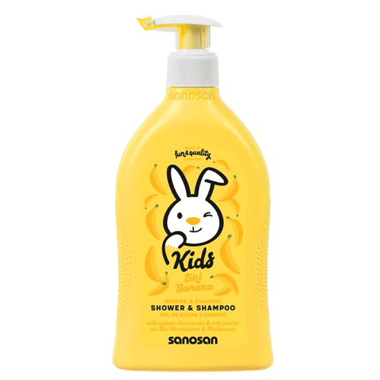 Gel de duș & Șampon – 2 în 1 – banane 400 ml