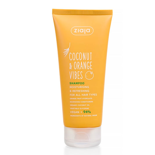 Sampon hidratant Coconut & Orange Vibes, 200 ml, Ziaja