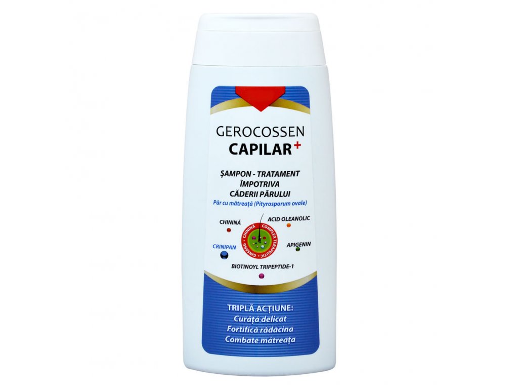 Sampon impotriva caderii parului pentru par cu matreata Capilar+ 275 ml