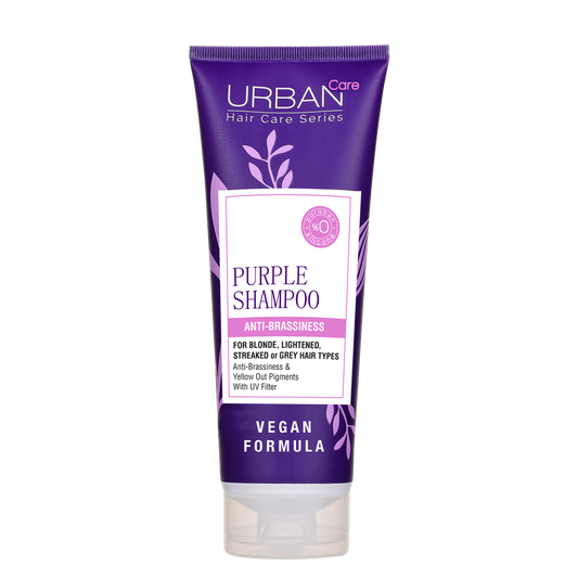 Sampon mov fara sulfati pentru parul blond Purple, 250 ml, Urban Care