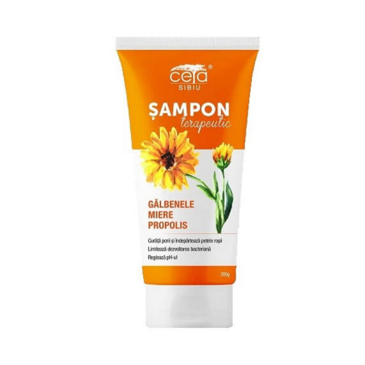 Sampon Terapeutic cu Galbenele, Propolis si Miere 200ml CETA SIBIU