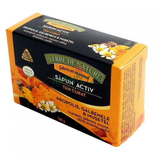 Sapun Activ Ten Curat cu propolis, galbenele, musetel si camphor 100 g
