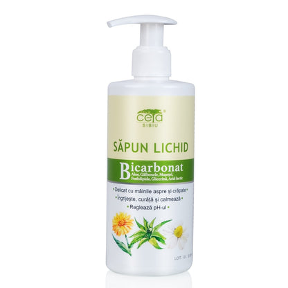 Sapun lichid cu bicarbonat, 300 ml, Ceta Sibiu