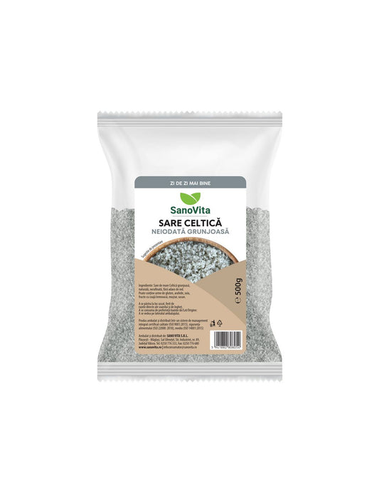 sare celtică grunjoasă neiodată 500 g