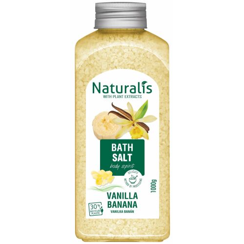 Sare de baie BANANA & VANILIE 1000g NATURALIS
