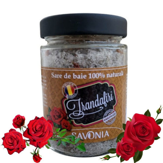 Sare de Baie Savonia cu Trandafiri