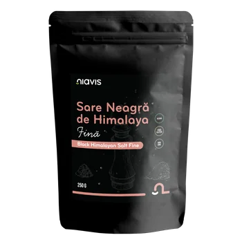 Sare Neagră Fina Himalaya 250g Niavis – Kala Namak naturală