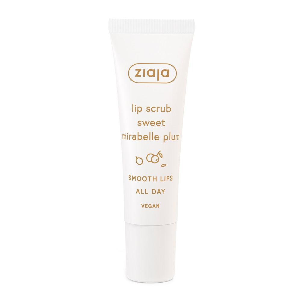 Scrub pentru buze cu pruna dulce Lip Care, 12 ml, Ziaja