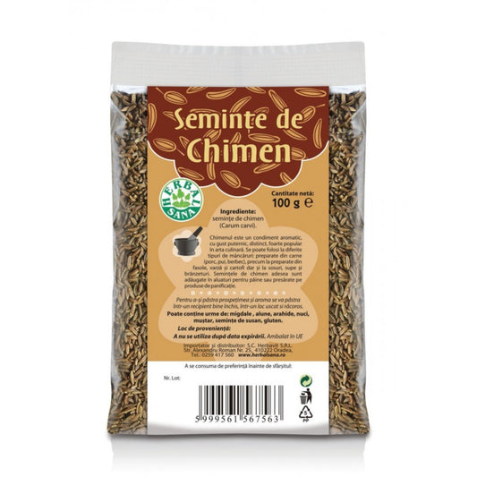Seminte de Chimen, 100g Herbal Sana